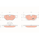 GDB1626 Bremsbelagsatz, Scheibenbremse COTEC GDB1626 Bremsbelagsatz, Scheibenbremse COTEC