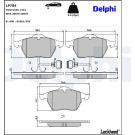 Delphi | Bremsbelagsatz, Scheibenbremse | LP784 Delphi | Bremsbelagsatz, Scheibenbremse | LP784
