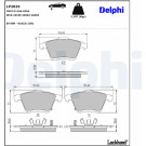 Delphi | Bremsbelagsatz, Scheibenbremse | LP2025 Delphi | Bremsbelagsatz, Scheibenbremse | LP2025