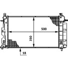 Mahle | Kühler, Motorkühlung | CR 643 000S