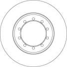 TRW | Bremsscheibe | DF6711