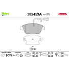 302459A Bremsbelagsatz, Scheibenbremse EXPERT