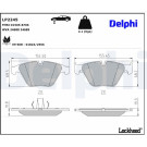 Delphi | Bremsbelagsatz, Scheibenbremse | LP2245 Delphi | Bremsbelagsatz, Scheibenbremse | LP2245
