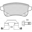 601706 Bremsbelagsatz, Scheibenbremse