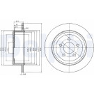 Delphi | Bremsscheibe | BG4159