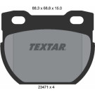 Textar | Bremsbelagsatz, Scheibenbremse | 2347101