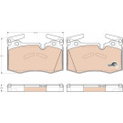 GDB1948 Bremsbelagsatz, Scheibenbremse COTEC GDB1948 Bremsbelagsatz, Scheibenbremse COTEC