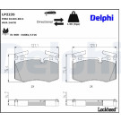 Delphi | Bremsbelagsatz, Scheibenbremse | LP2235 Delphi | Bremsbelagsatz, Scheibenbremse | LP2235