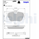 LP608 Bremsbelagsatz, Scheibenbremse