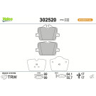 Valeo Bremsbelagsatz, Scheibenbremse ESSENTIAL 302520