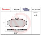 Brembo | Bremsbelagsatz, Scheibenbremse | P 44 008
