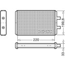 DRR12016 Wärmetauscher, Innenraumheizung