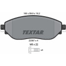 Textar Bremsbelagsatz, Scheibenbremse Q+ 2208701