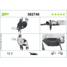 Valeo | Wischermotor | 582740 Valeo | Wischermotor | 582740