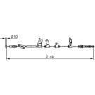 1 987 482 914 Seilzug, Feststellbremse 1 987 482 914 Seilzug, Feststellbremse