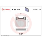 P 59 001 Bremsbelagsatz, Scheibenbremse PRIME LINE