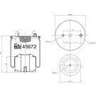 FEBI BILSTEIN 45672 Federbalg, Luftfederung