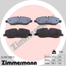 Zimmermann | Bremsbelagsatz, Scheibenbremse | 24191.980.1