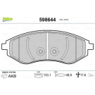 Valeo | Bremsbelagsatz, Scheibenbremse | 598644