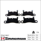 Zimmermann Bremsbelagsatz, Scheibenbremse 25143.160.1