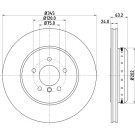 Hella | Bremsscheibe | 8DD 355 123-231