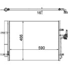 AC 500 000P Kondensator, Klimaanlage BEHR *** PREMIUM LINE *** AC 500 000P Kondensator, Klimaanlage BEHR *** PREMIUM LINE ***