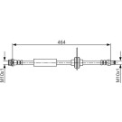 BOSCH | Bremsschlauch | 1 987 481 702 BOSCH | Bremsschlauch | 1 987 481 702