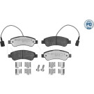 Meyle Bremsbelagsatz, Scheibenbremse MEYLE-PD: Advanced performance and design 025 220 4119/PD