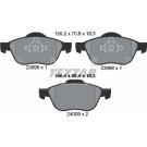 2399601 Bremsbelagsatz, Scheibenbremse