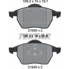 2184802 Bremsbelagsatz, Scheibenbremse Q+