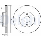 Delphi | Bremsscheibe | BG4454