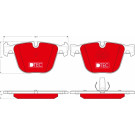 GDB1502DTE Bremsbelagsatz, Scheibenbremse DTEC COTEC GDB1502DTE Bremsbelagsatz, Scheibenbremse DTEC COTEC