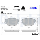 Delphi | Bremsbelagsatz, Scheibenbremse | LP1632