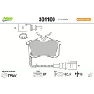 Valeo Bremsbelagsatz, Scheibenbremse ESSENTIAL 301180