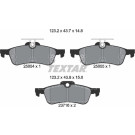 Textar | Bremsbelagsatz, Scheibenbremse | 2505401