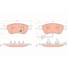 GDB1553 Bremsbelagsatz, Scheibenbremse COTEC GDB1553 Bremsbelagsatz, Scheibenbremse COTEC