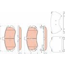 GDB3431 Bremsbelagsatz, Scheibenbremse GDB3431 Bremsbelagsatz, Scheibenbremse