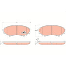 TRW | Bremsbelagsatz, Scheibenbremse | GDB3403