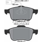 2434001 Bremsbelagsatz, Scheibenbremse Q+