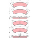 GDB4124 Bremsbelagsatz, Scheibenbremse GDB4124 Bremsbelagsatz, Scheibenbremse