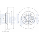 Delphi | Bremsscheibe | BG4088