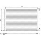 VALEO 814468 Klimakondensator mit Trockner, Aluminium, 449mm