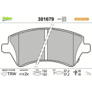 301679 Bremsbelagsatz, Scheibenbremse ESSENTIAL
