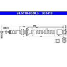 ATE | Bremsschlauch | 24.5118-0688.3