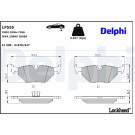 Delphi | Bremsbelagsatz, Scheibenbremse | LP555 Delphi | Bremsbelagsatz, Scheibenbremse | LP555
