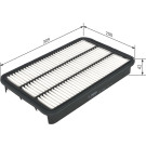 BOSCH 1 987 429 162 Luftfilter