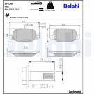 Delphi | Bremsbelagsatz, Scheibenbremse | LP2300 Delphi | Bremsbelagsatz, Scheibenbremse | LP2300