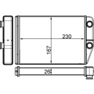 Mahle | Wärmetauscher, Innenraumheizung | AH 225 000S