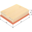 BOSCH 1 457 433 075 Luftfilter