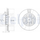 Delphi | Bremsscheibe | BG3657